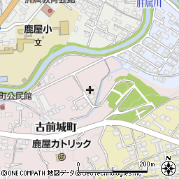 鹿児島県鹿屋市古前城町4-18周辺の地図