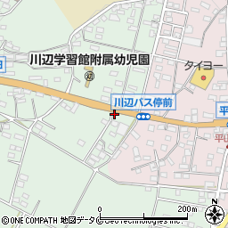 鹿児島県南九州市川辺町田部田4247周辺の地図