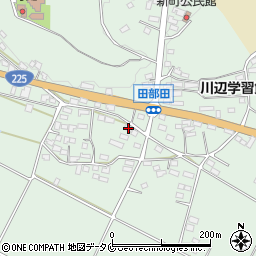 鹿児島県南九州市川辺町田部田4278周辺の地図