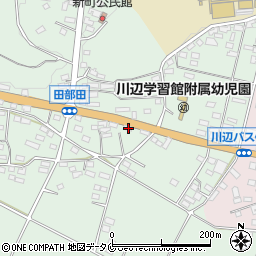 鹿児島県南九州市川辺町田部田4286周辺の地図