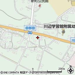 鹿児島県南九州市川辺町田部田4280周辺の地図