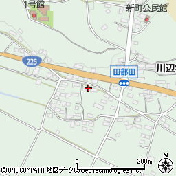 鹿児島県南九州市川辺町田部田4438周辺の地図