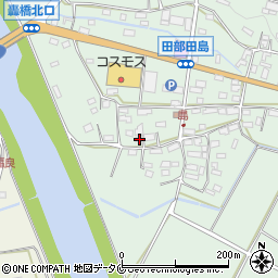 鹿児島県南九州市川辺町田部田6631周辺の地図