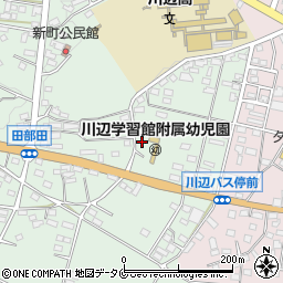 鹿児島県南九州市川辺町田部田4199周辺の地図