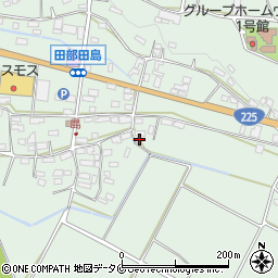 鹿児島県南九州市川辺町田部田6267-2周辺の地図