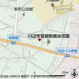 鹿児島県南九州市川辺町田部田4296周辺の地図