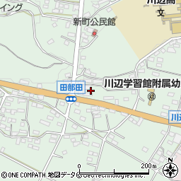 鹿児島県南九州市川辺町田部田4308-2周辺の地図