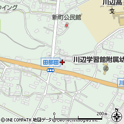 鹿児島県南九州市川辺町田部田4308周辺の地図
