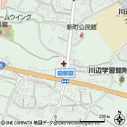 鹿児島県南九州市川辺町田部田4318周辺の地図