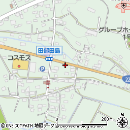 鹿児島県南九州市川辺町田部田6386周辺の地図