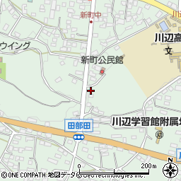 鹿児島県南九州市川辺町田部田4122周辺の地図