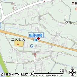 鹿児島県南九州市川辺町田部田6408周辺の地図