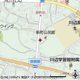 鹿児島県南九州市川辺町田部田4121周辺の地図