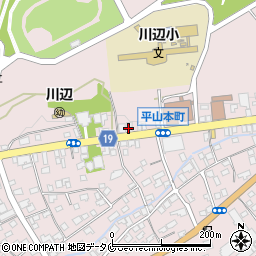 ひまわり文具店周辺の地図