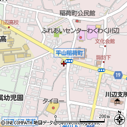 刈川ガラス店周辺の地図