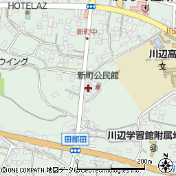 鹿児島県南九州市川辺町田部田4120周辺の地図