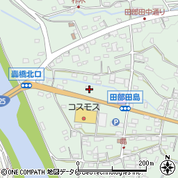 鹿児島県南九州市川辺町田部田6530-1周辺の地図