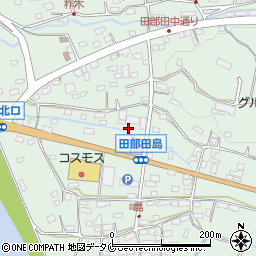 鹿児島県南九州市川辺町田部田6402周辺の地図