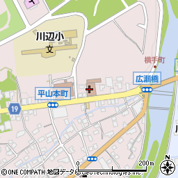 川辺郵便局 ＡＴＭ周辺の地図