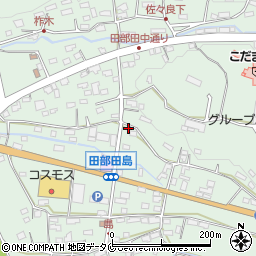 鹿児島県南九州市川辺町田部田6397-1周辺の地図