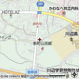 鹿児島県南九州市川辺町田部田4034周辺の地図