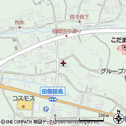 鹿児島県南九州市川辺町田部田6518-2周辺の地図