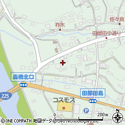 鹿児島県南九州市川辺町田部田3360周辺の地図