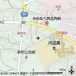 鹿児島県南九州市川辺町田部田4050周辺の地図