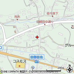 鹿児島県南九州市川辺町田部田3391周辺の地図