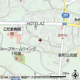 鹿児島県南九州市川辺町田部田3621-1周辺の地図