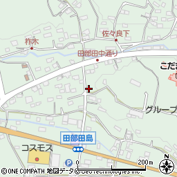 鹿児島県南九州市川辺町田部田3407周辺の地図