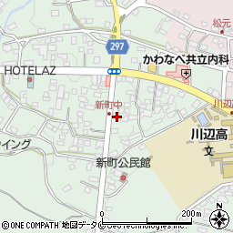鹿児島県南九州市川辺町田部田4028周辺の地図