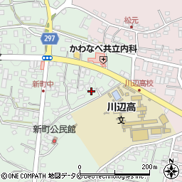 鹿児島県南九州市川辺町田部田4066-1周辺の地図