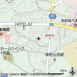 鹿児島県南九州市川辺町田部田3654周辺の地図