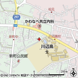 鹿児島県南九州市川辺町田部田4956周辺の地図