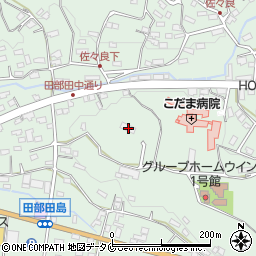 鹿児島県南九州市川辺町田部田3453周辺の地図