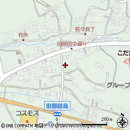 鹿児島県南九州市川辺町田部田3406-1周辺の地図
