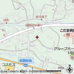 鹿児島県南九州市川辺町田部田3410周辺の地図