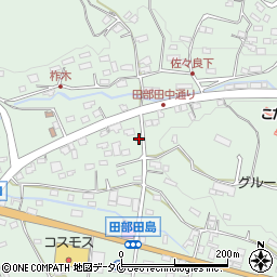 鹿児島県南九州市川辺町田部田3393周辺の地図