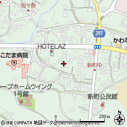 鹿児島県南九州市川辺町田部田3638周辺の地図