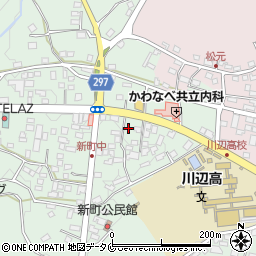鹿児島県南九州市川辺町田部田4012-1周辺の地図