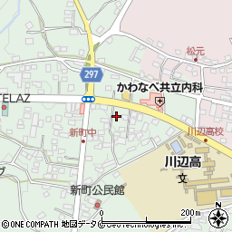 鹿児島県南九州市川辺町田部田4012周辺の地図