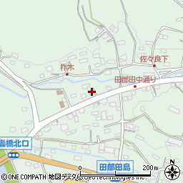 鹿児島県南九州市川辺町田部田3296周辺の地図