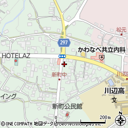 鹿児島県南九州市川辺町田部田4024周辺の地図