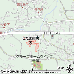 鹿児島県南九州市川辺町田部田3010-1周辺の地図
