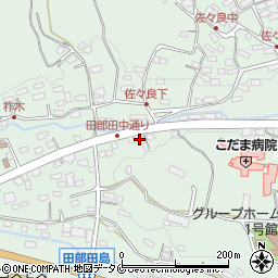 鹿児島県南九州市川辺町田部田3417周辺の地図