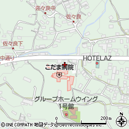 鹿児島県南九州市川辺町田部田3513周辺の地図