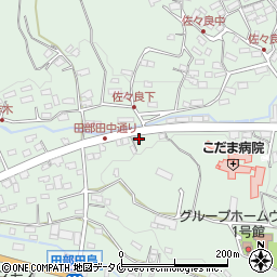 鹿児島県南九州市川辺町田部田3418周辺の地図