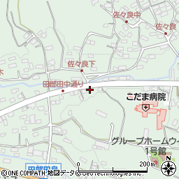 鹿児島県南九州市川辺町田部田3423周辺の地図