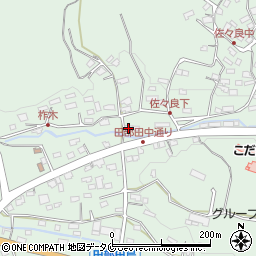 鹿児島県南九州市川辺町田部田3096周辺の地図